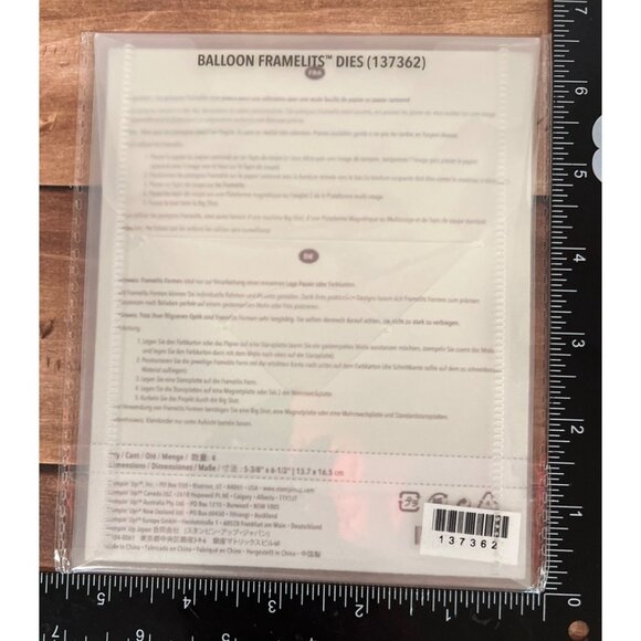 Stampin Up Sizzix Big Shot Balloon Framelits Dies 137362 - Picture 2 of 2